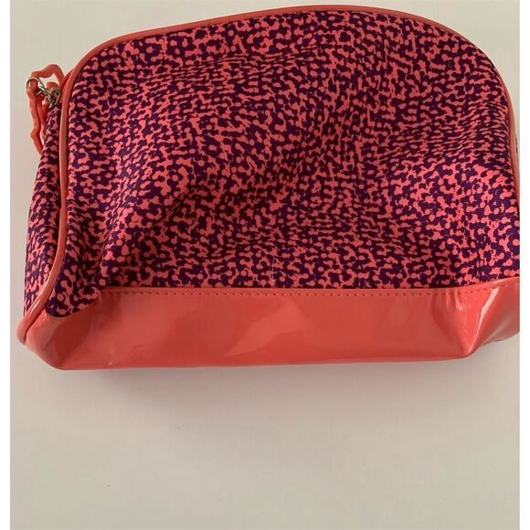 Lancôme Paris Makeup Cosmetics Travel Bag Rose Flower Zipper Closure - Picture 6 of 8